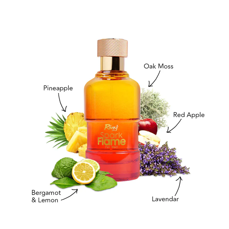 Rivaj Spark Flame Eau De Men Perfume 100ml - view 3