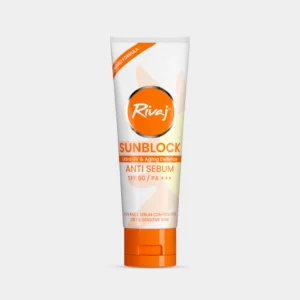 Rivaj SPF60 Anti-Sebum Sunblock (40ml) - Skin Care
