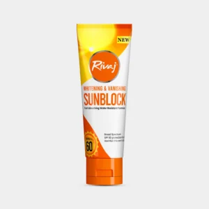 Rivaj SPF60 Whitening & Vanishing Sunblock - 40ML