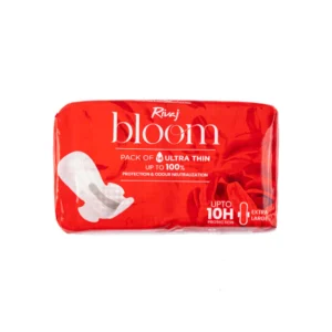 Rivaj Ultra Thin Bloom Sanitary Pads (Extra Large) 14 PCS - Feminine Care