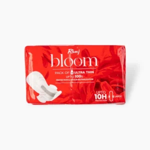 Rivaj Ultra Thin Bloom Sanitary Pads (Large) 16 PCS - Feminine Care