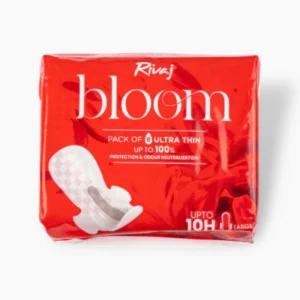 Rivaj Ultra Thin Bloom Sanitary Pads (Large) 8 PCS - Feminine Care