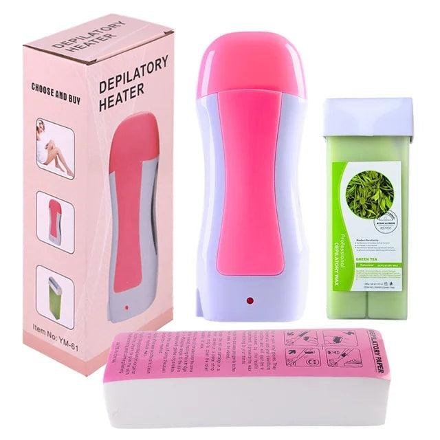 Roll-On Cartridge Depilatory Paraffin Wax Heater Set machine 284 Reviews