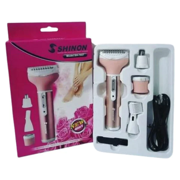 Depiladora para Mujer Recargable 4 en 1 Rasuradora Shinon SH-7657