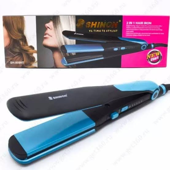 Shinon SH-8089 2 in 1 Professional Hair Straightener Hair Crimper