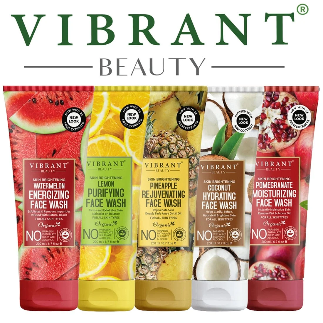 Vibrant Beauty Face Washes Packs