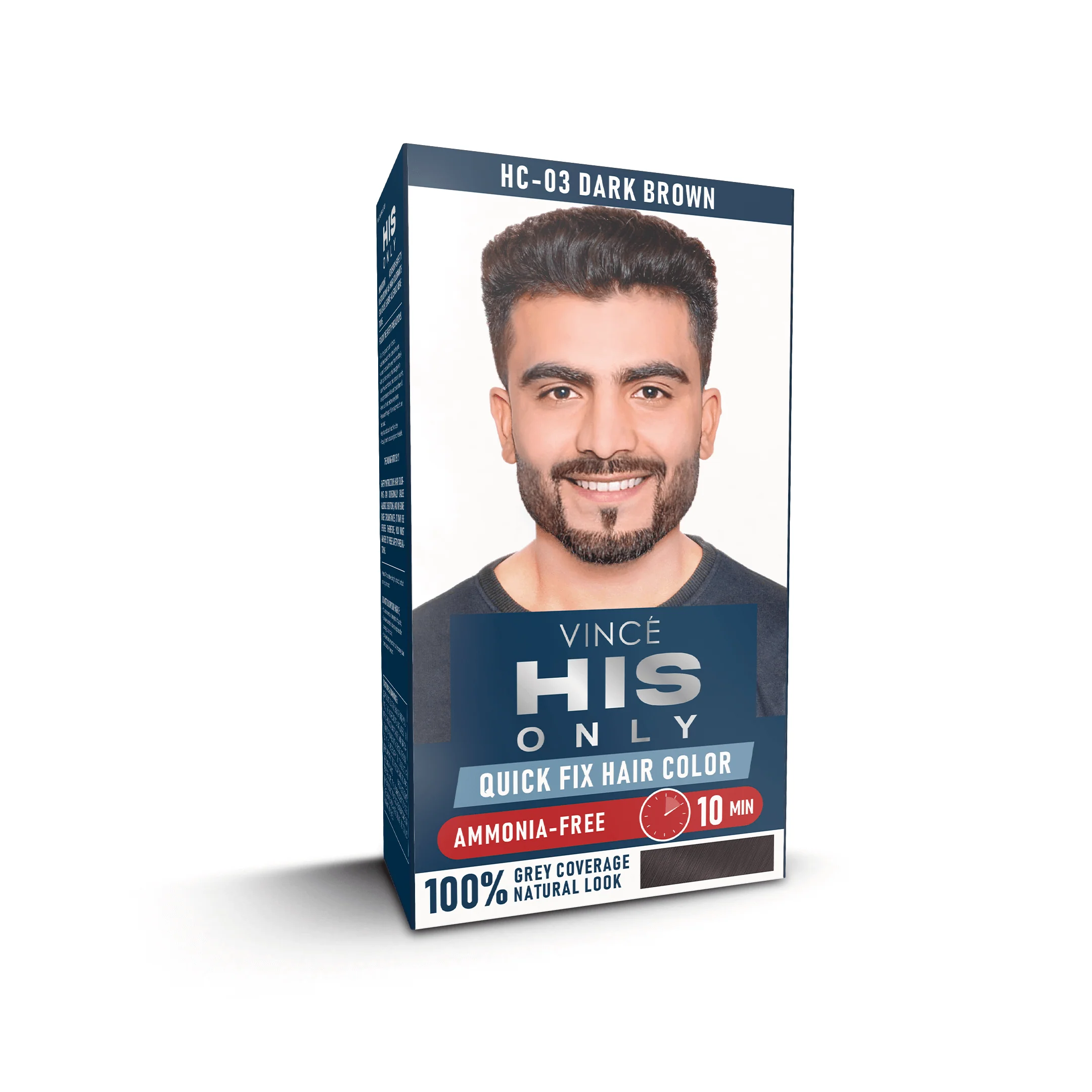 Dark Brown Men Hair Color – His Only (HC-03)
