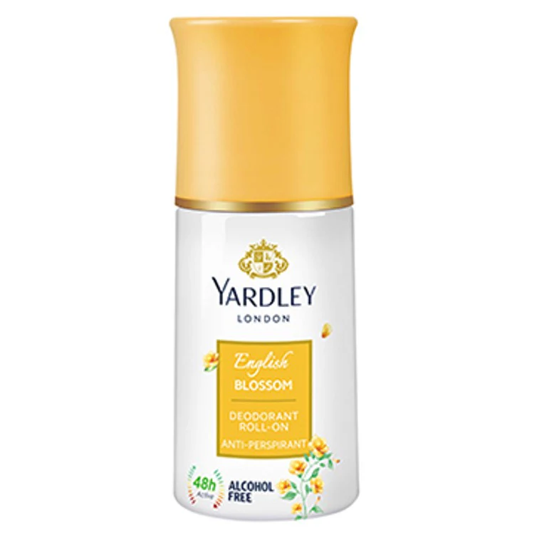 Yardley London English Blossom Deodorant Antiperspirant Roll On
